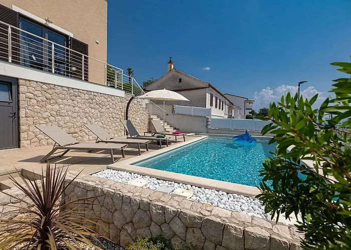 בית נופש Traumhafte Nur 480 Meter Zum Mit Meerblick, Privatpool, Waschmaschine